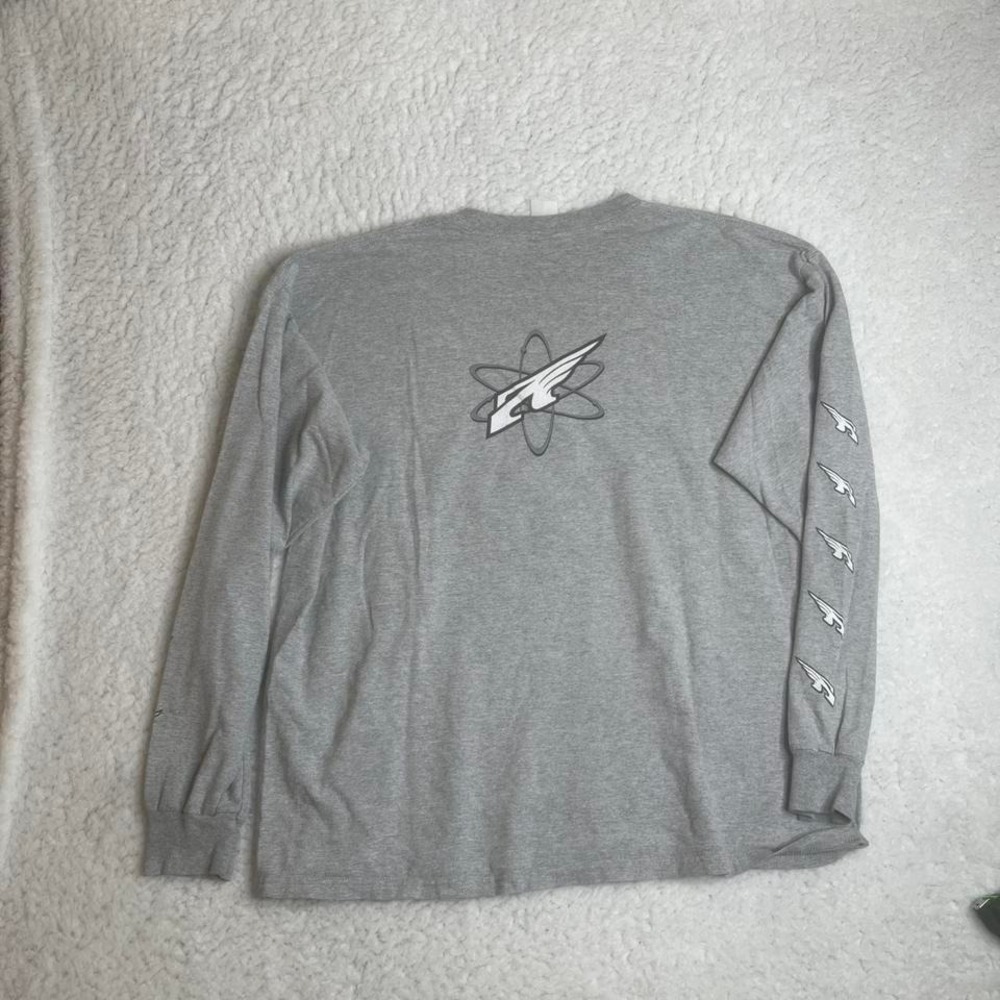 Y2K Arnette men's grey‎ long sleeve skater vintage sleeve hits grunge xl